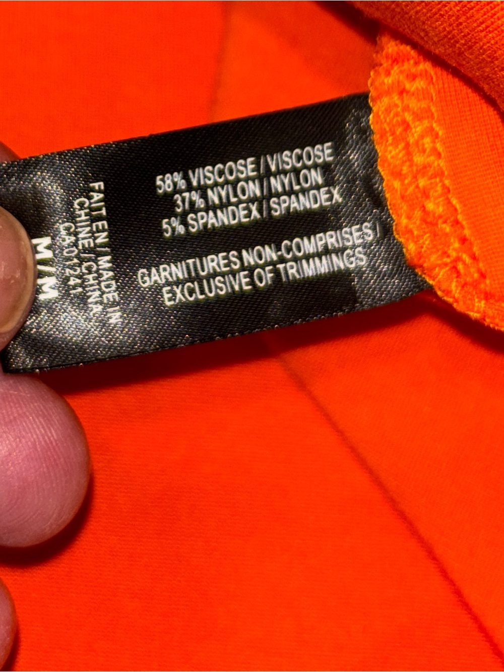Icône Simons Orange Mini Skirt – Size M - Picture 5 of 8